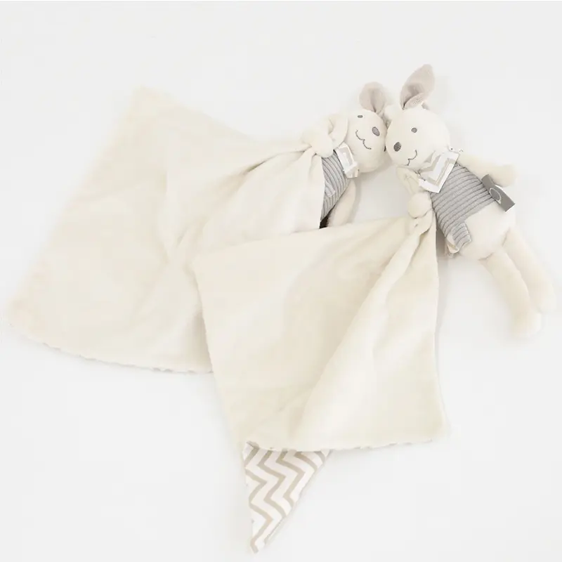 Newborn Baby Bunny Soothing Towel Comfort Plush Toy Infant Gift Soft Security Blanket Sleep Rabbit Doll Plush Toys