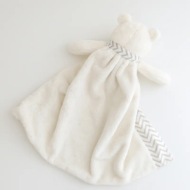 Baby Security Blanket Cartoon Bear Plush Toys Appease Towel Newborn Blankie Toy
