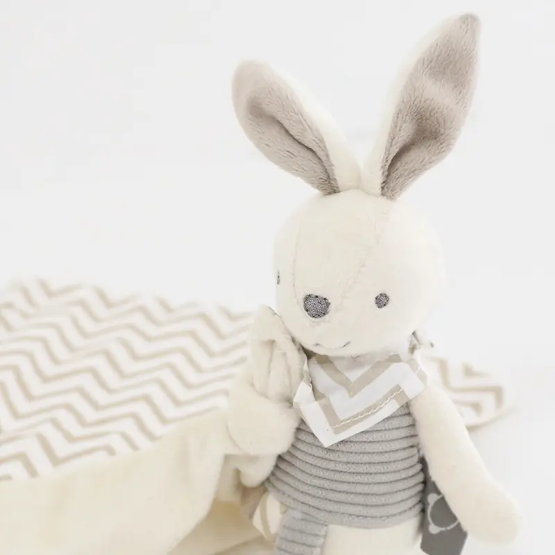 Newborn Baby Bunny Soothing Towel Comfort Plush Toy Infant Gift Soft Security Blanket Sleep Rabbit Doll Plush Toys