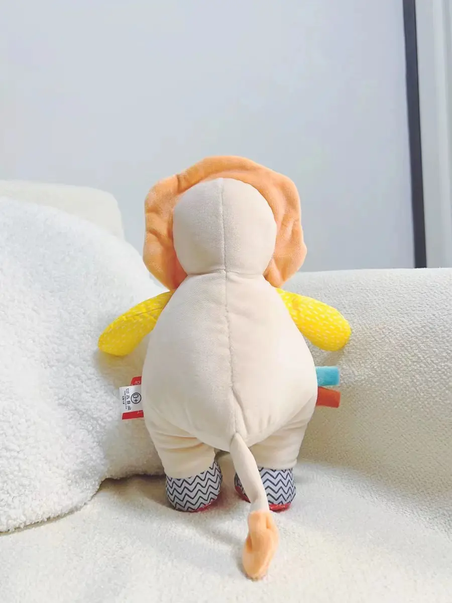 25cm Cartoon Lion Hippos Plush Toys Soft Stuffed Animals Infant Appease Doll Newborn Baby Sleeping Toy