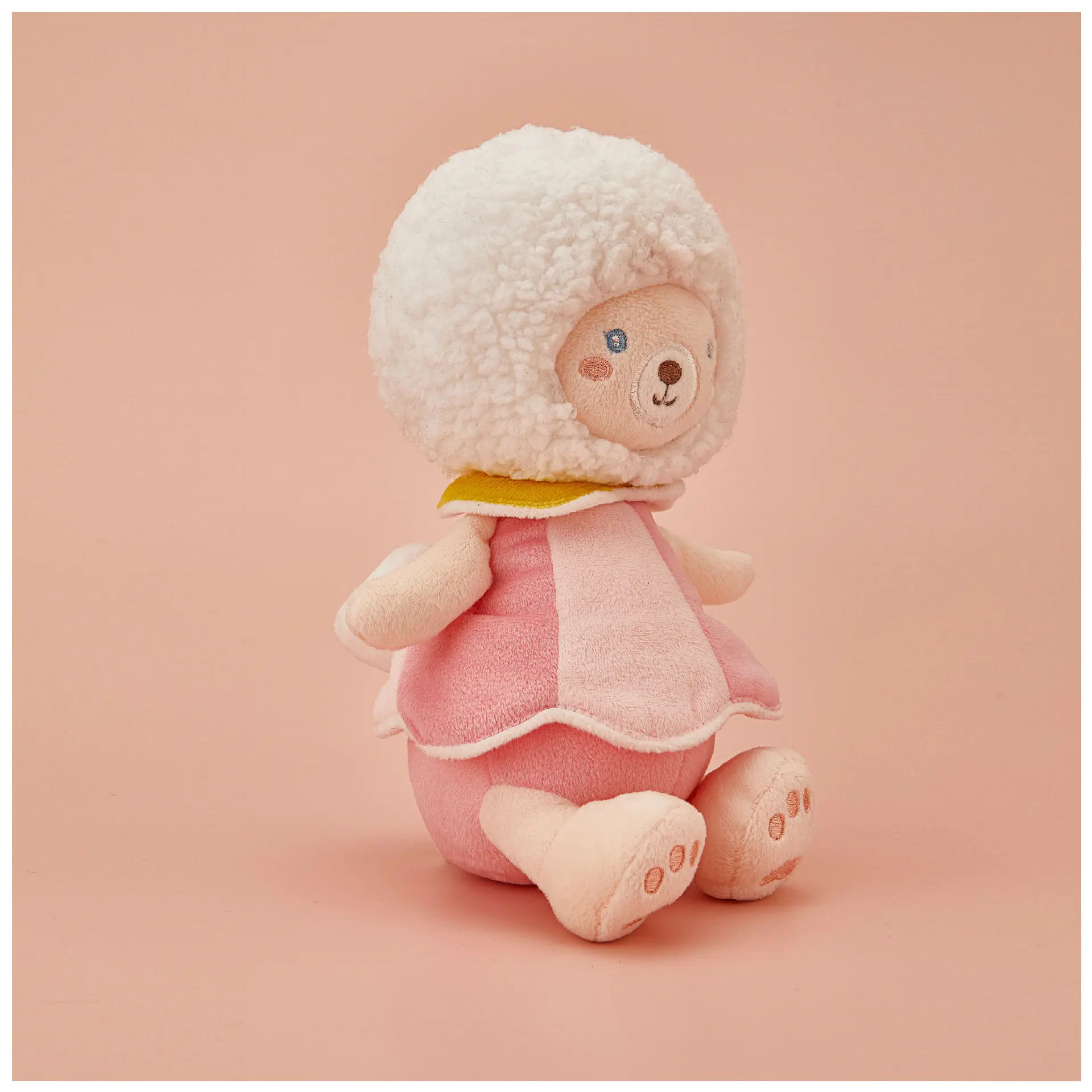 20cm Cute Pink Cotton Bear Plush Toys Adorable Soft Stuffed Animals Girl Baby Gifts