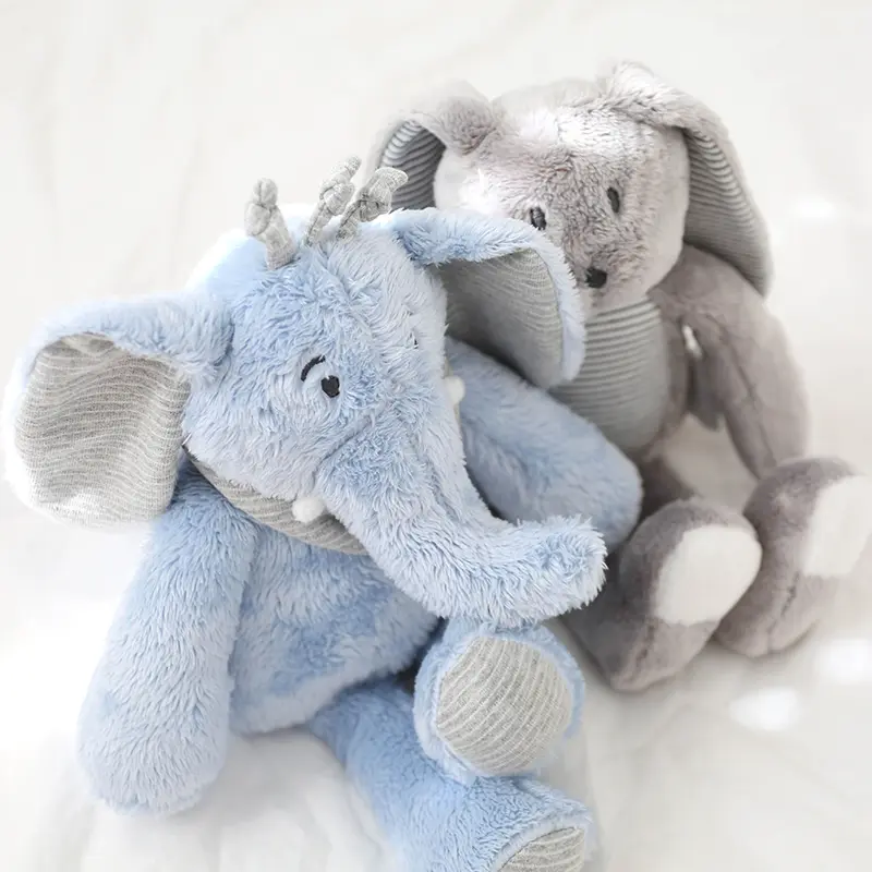 Cute Elephant Rabbit Plush Cuddle  Toys Cartoon Animals Soft Bunny Stuffed Dolls For Children Gift