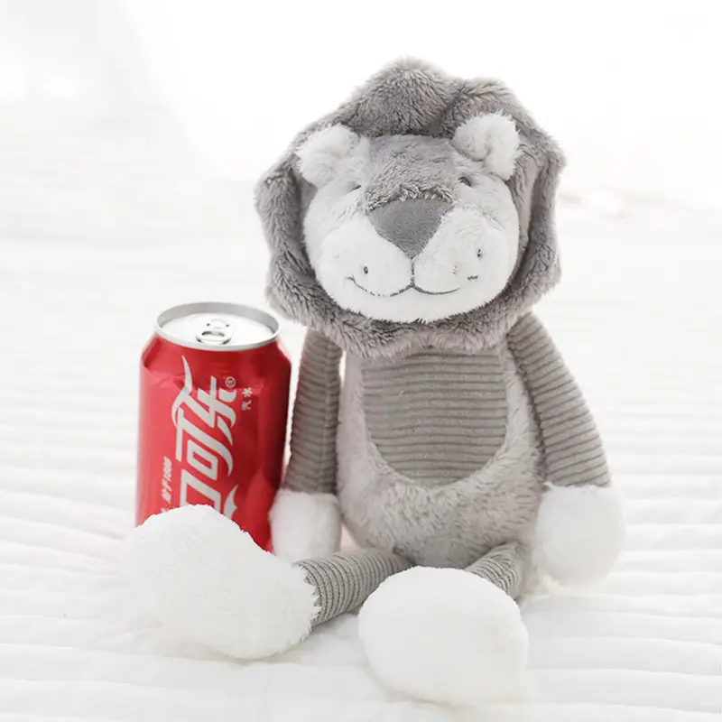 High Quality Soft Plush Baby Toys Stuffed  Fox &  Lion sleeping Dolls Baby Gifts