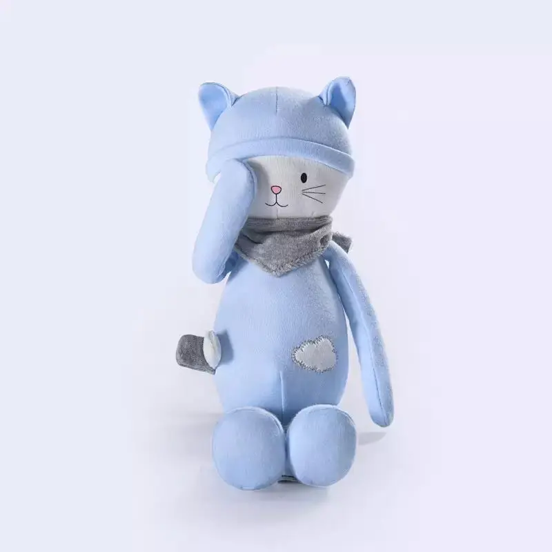 35cm Cute Cat Bunny Stuffed Animal Baby Kids Toys for Girls Boys Birthday Gift