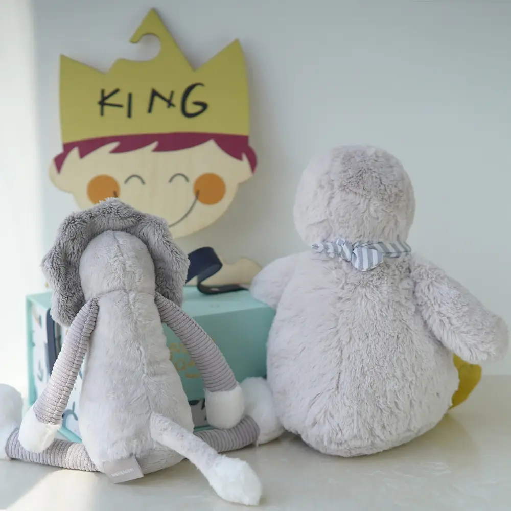Super Soft Cute Lion Duck Fluffy Plush Stuffed Animals Plushie Hug Throw Pillow Children Friends Birthday Gift