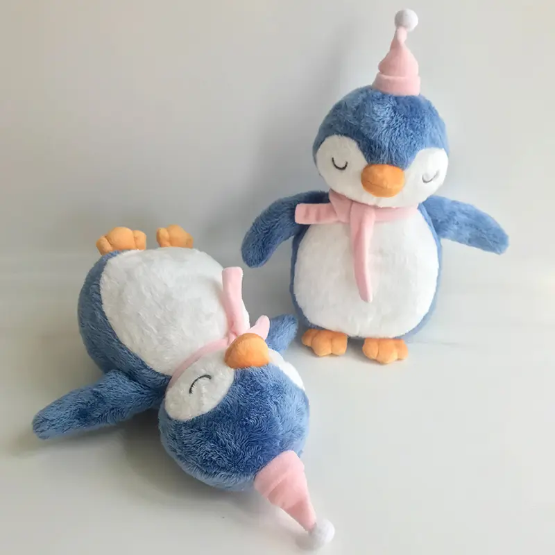 32cm Cute Fluffy Penguin Plush Toy Stuffed Animals Plushies Doll Toys for Children