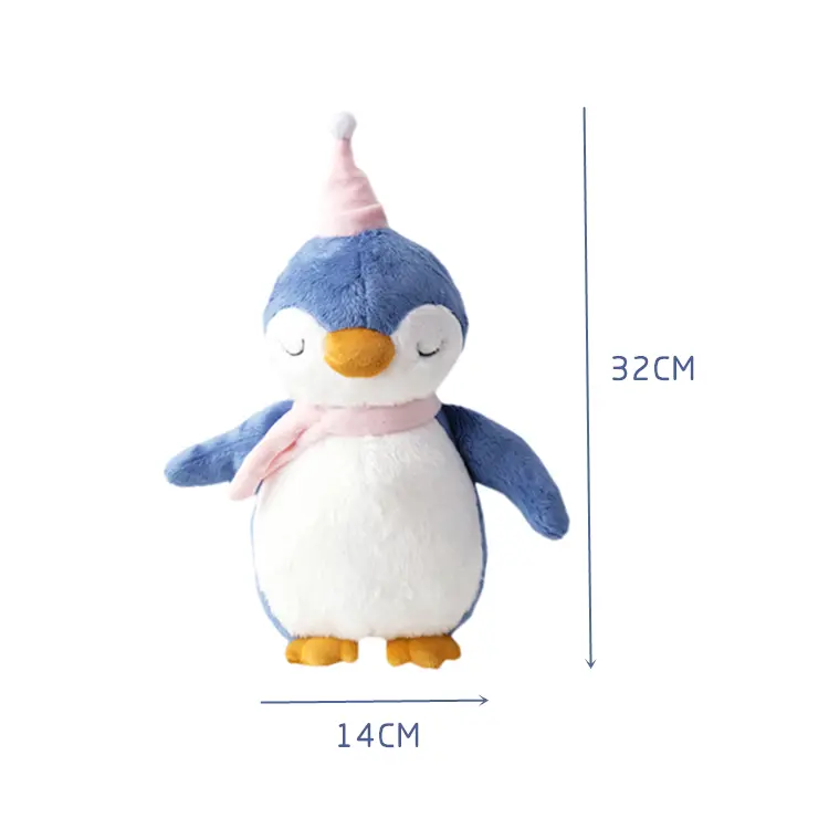 32cm Cute Fluffy Penguin Plush Toy Stuffed Animals Plushies Doll Toys for Children