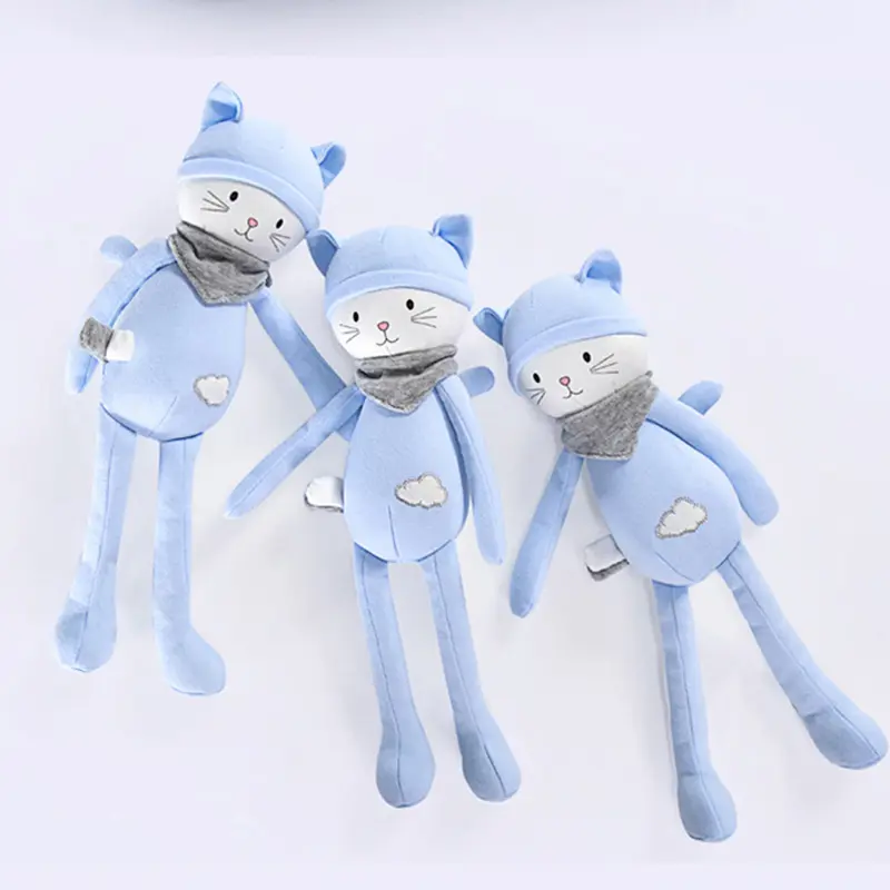 35cm Cartoon Rabbit Cat Plush Toy Cute Long Ear Rabbit Doll For Kids Soft Plush Stuffed Animal Appease Sleeping Toy Home Decorat