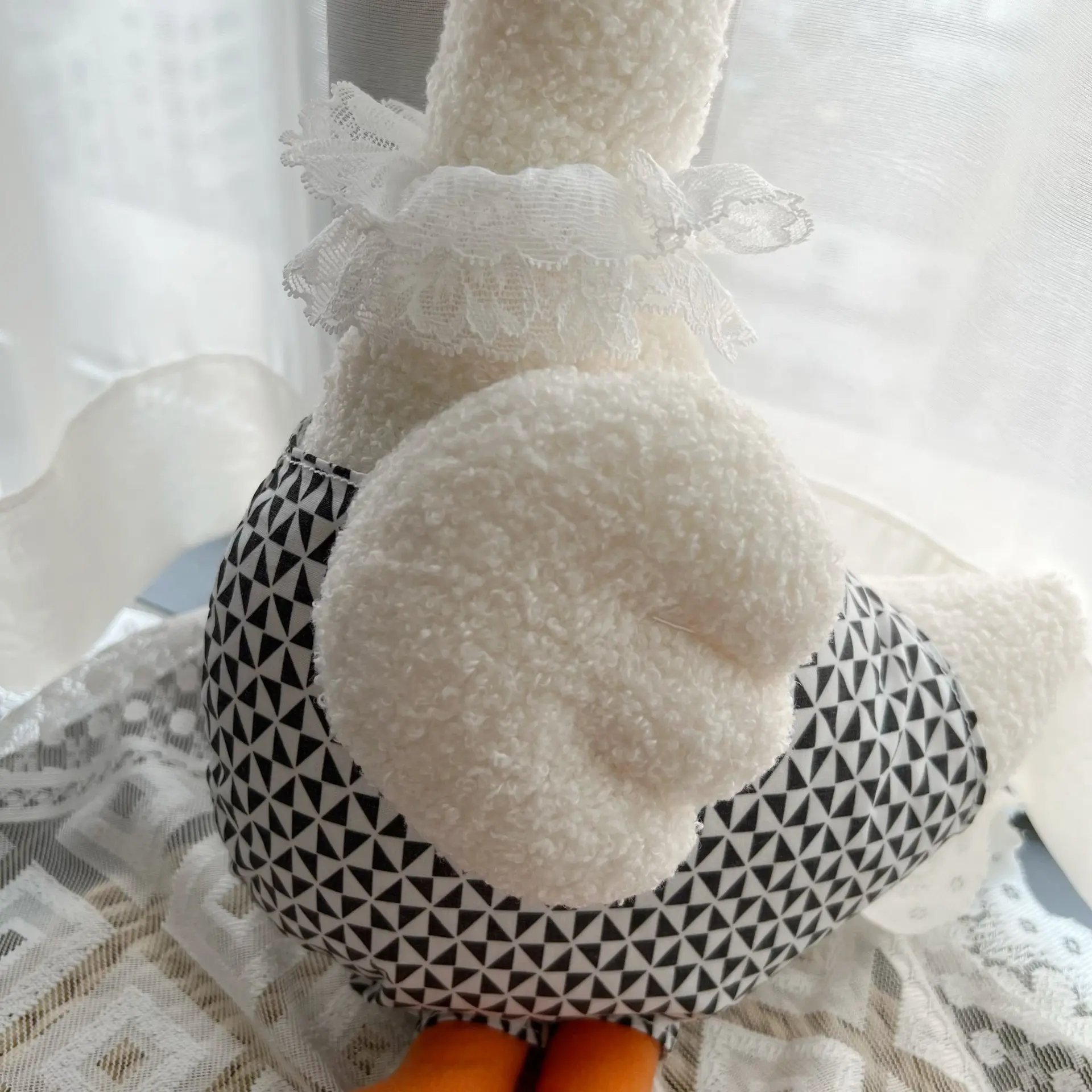 47cm Nordic Style Lovely Stuffed Animal Toy kawaii Goose Baby Appease Plush Home Room Decor Kids Baby Newborns Sleeping Toys