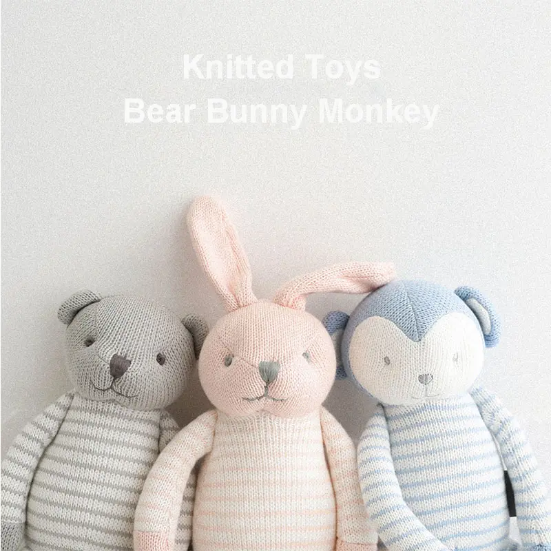 35cm Long legs Bear Pink Bunny Monkey Stuffed Animals Baby Appease Toys for Kids Birthday Gifts Sleeping Toy