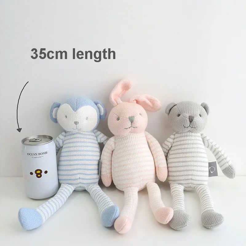 35cm Long legs Bear Pink Bunny Monkey Stuffed Animals Baby Appease Toys for Kids Birthday Gifts Sleeping Toy