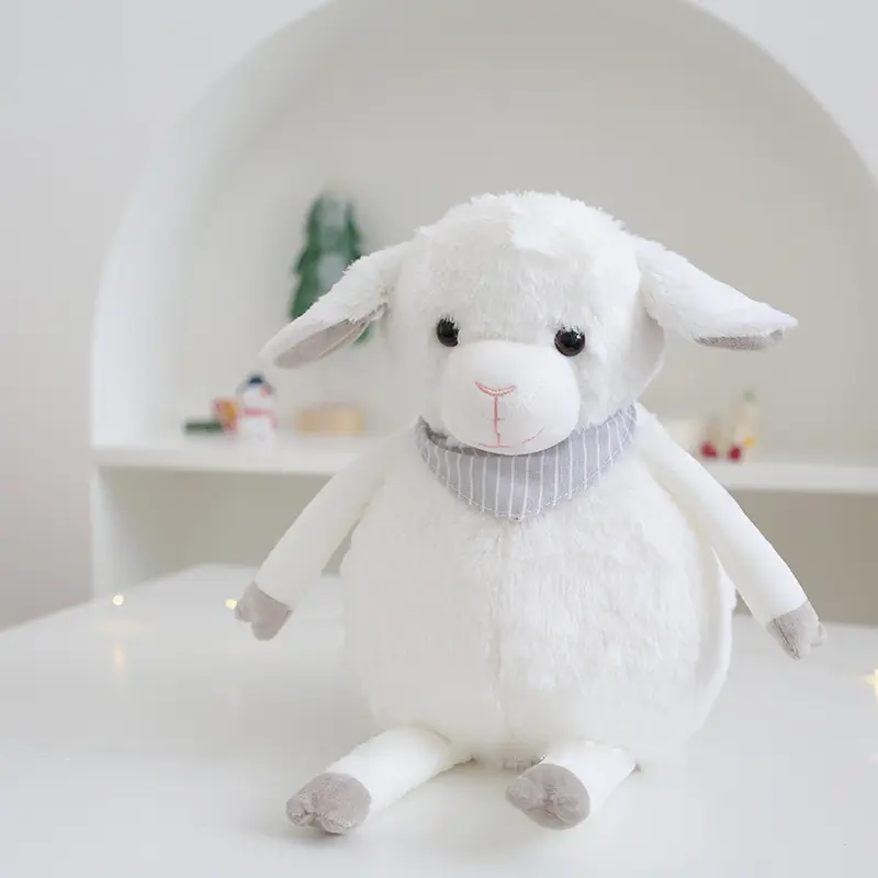 Cute Cartoon Animals Fox Sheep Plush Toys Home Decor Baby Sleep Accompany Stuffed Soft Doll Children Birthday Gifts
