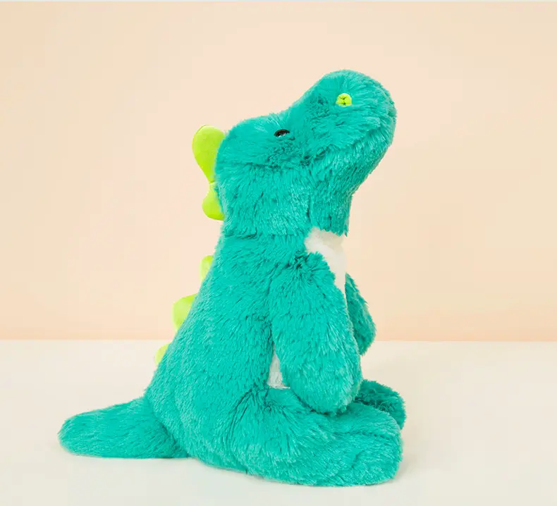 37/48cm Green Dinosaur Plush Doll Room Decor Stuffed Animal Cushion Soft Dragon Cuddle Toy Kawaii Pillow Children Gifts