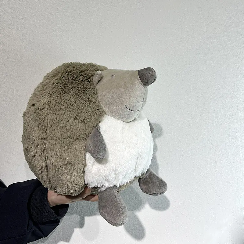 22cm Fluffy Hair Super Soft Stuffed Hedgehog Plush Toys Room Bed Decor Cushion for Kids Children