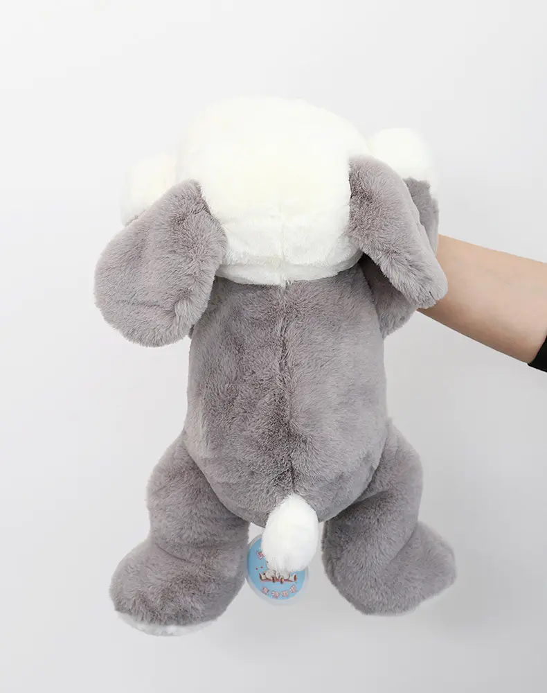 50cm Lying Dog Plush Toys Soft Puppy Stuffed Animal Pillow Doll Home Room Decoration Baby Infant Sleeping Pillow Accompany Gift