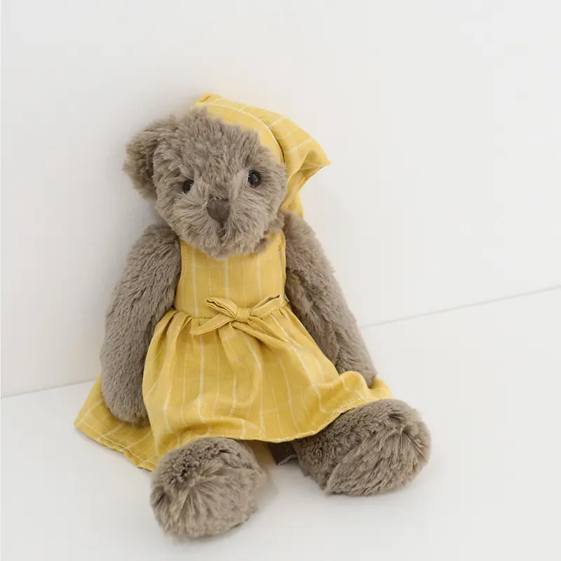 Soft Teddy Bear Stuffed Animal Toys Bed Room Sofa Decoration Sleeping Companion Doll Christmas Birthday Gift