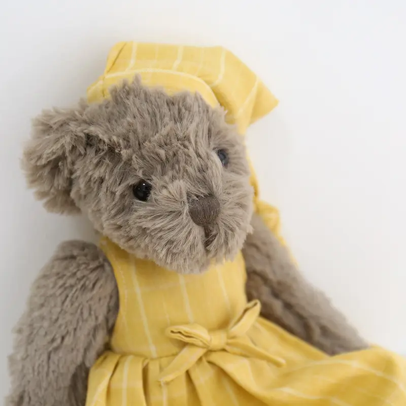 Soft Teddy Bear Stuffed Animal Toys Bed Room Sofa Decoration Sleeping Companion Doll Christmas Birthday Gift