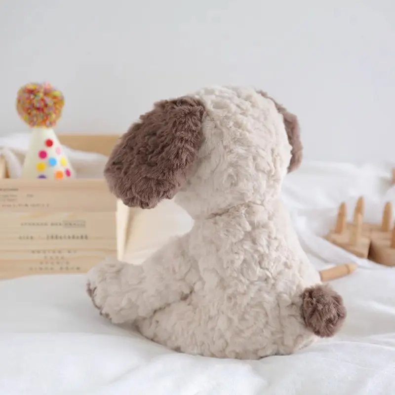25cm Funny Little Fluffy Dog Plush Toy Cute Plush Filling Puppy Doll Sleeping Embrace Pillow Birthday Gift For Children