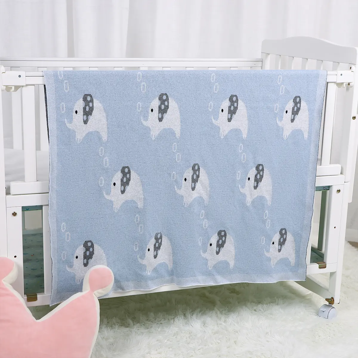 Soft Baby Blanket Newborn Toddler Boy Girl Bed Sleeping Covers Swaddle Wrap for Stroller 100%Cotton Knitted Blankets