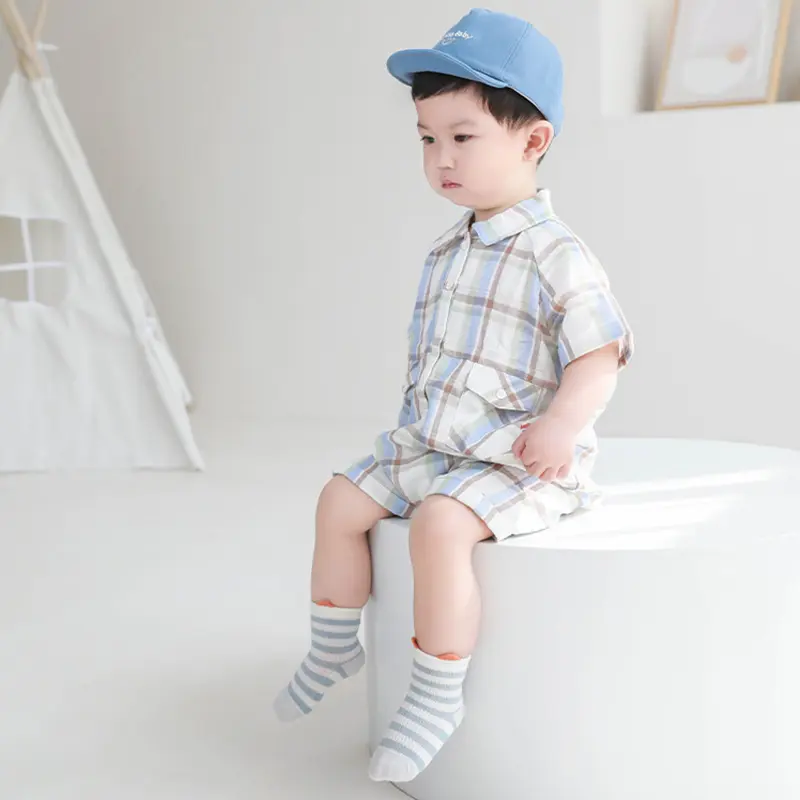 4Pairs/lot 0-2Y Infant Baby Socks Baby for Girls Cotton Soft  Mesh Breathable Cute Newborn Boy Toddler Sock Baby Accessories