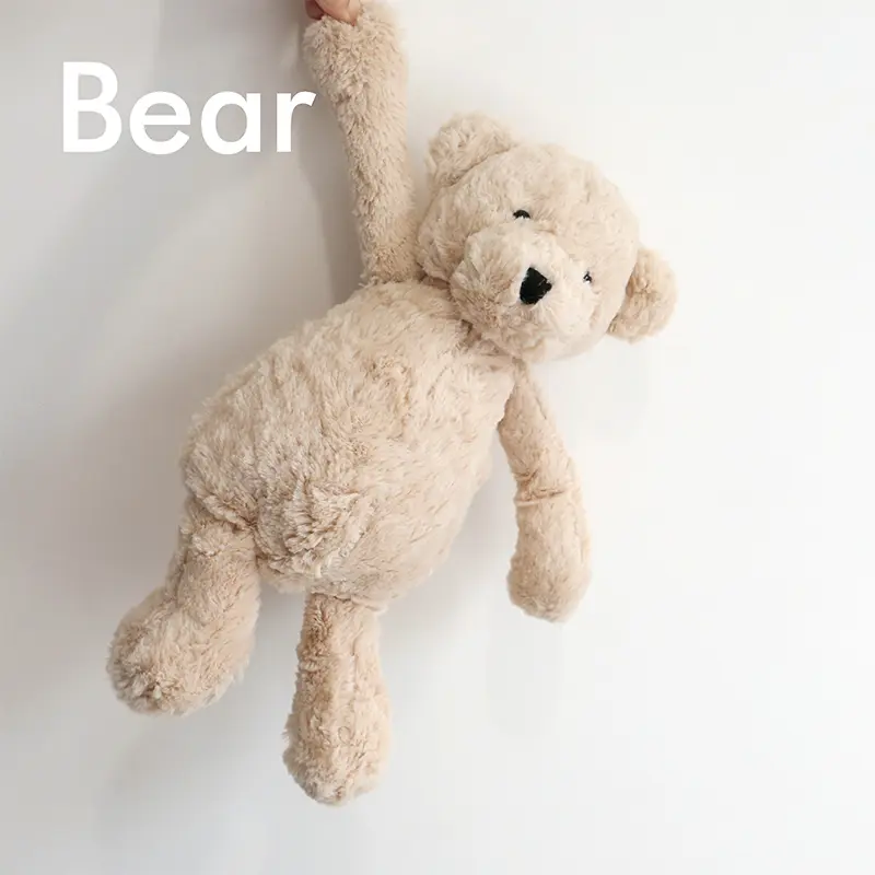 25cm Fluffy Teddy Bear Kids Children's Toys for 0-24 month Baby Soft Plush Appease Toy