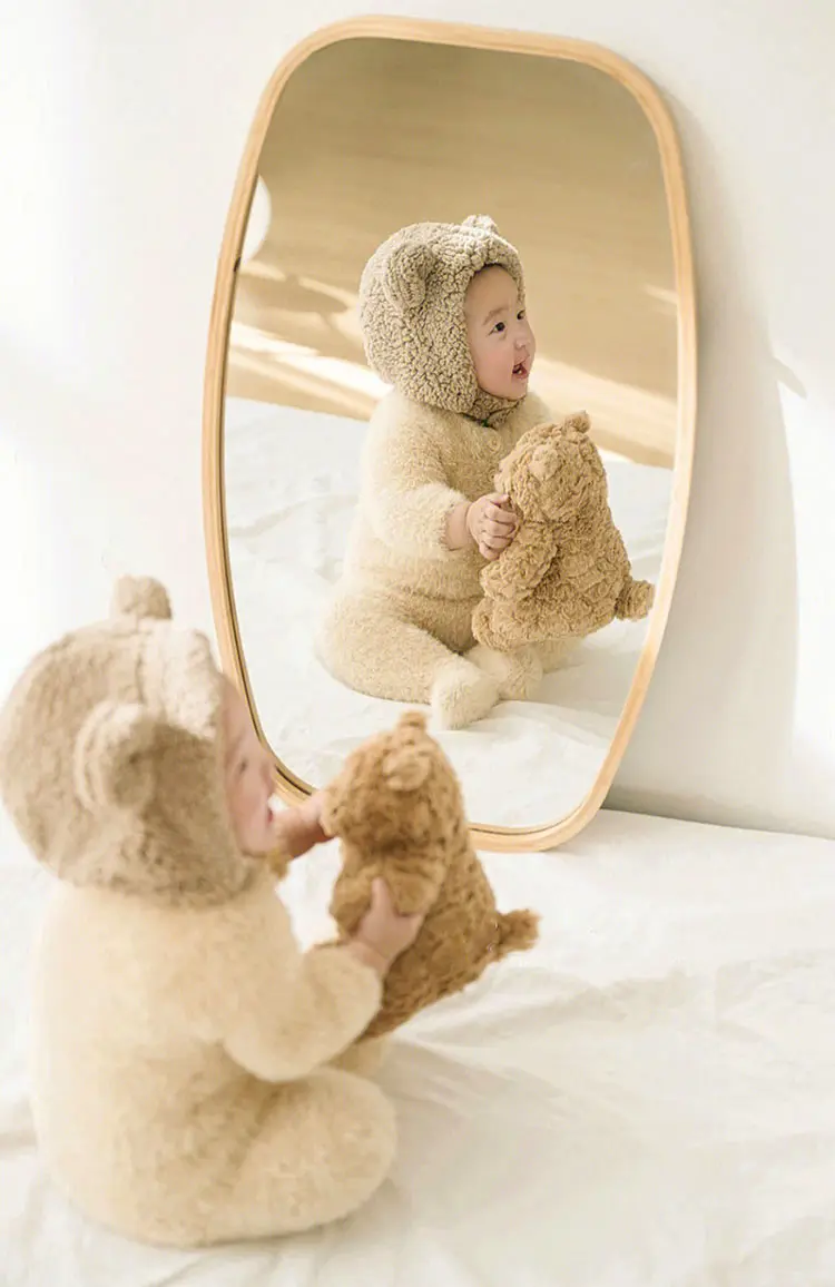 28cm Fluffy Stuffed Bear Dolls Hug Bears Brown Color Plush Toys Gift for Children Kids Soft Sleeping Toy Home Decor