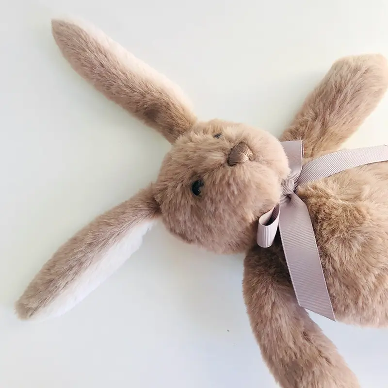 31cm Soft & Cuddly Plush Bunny Toys 31cm Super Soft Stuffed Animal Cream Brown Long Eared Rabbit Toy Baby Birthday Gifts
