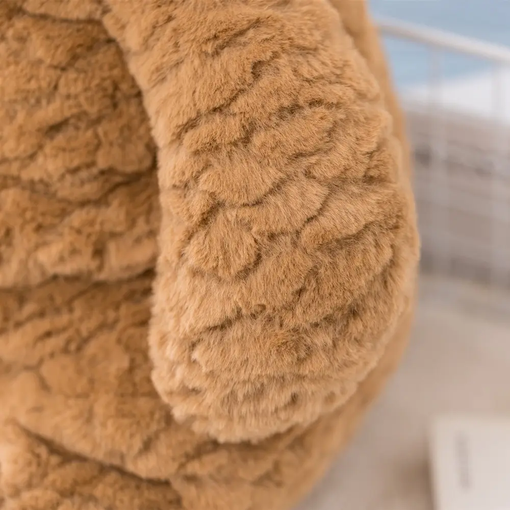28cm Fluffy Stuffed Bear Dolls Hug Bears Brown Color Plush Toys Gift for Children Kids Soft Sleeping Toy Home Decor