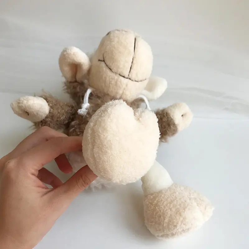 25 cm Sheep in Wolf's skin Plush Toy,Cute Lamb with Hat Baby Kids Doll Gift