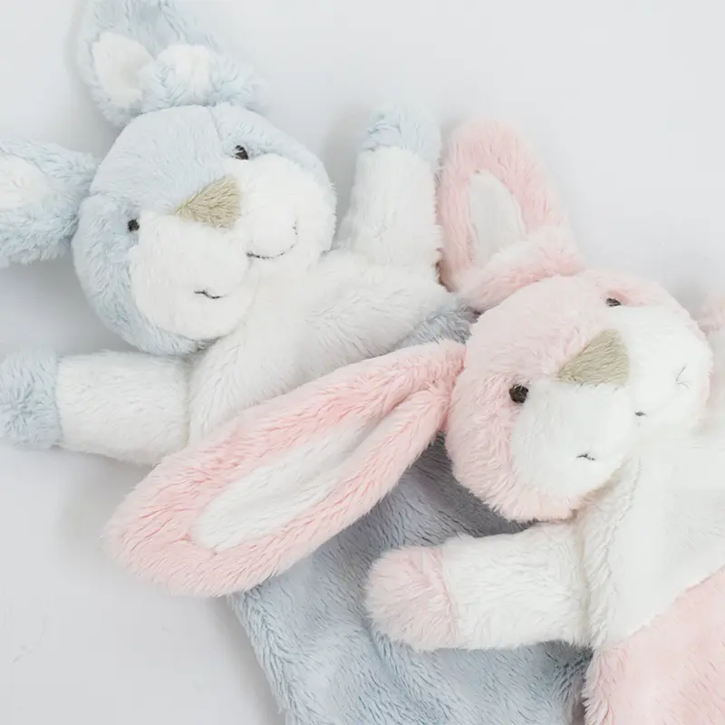 Baby Appease Towel Soft Plush Comforter Blankie Cute Bunny Animal Sleeping Toys For Newborn