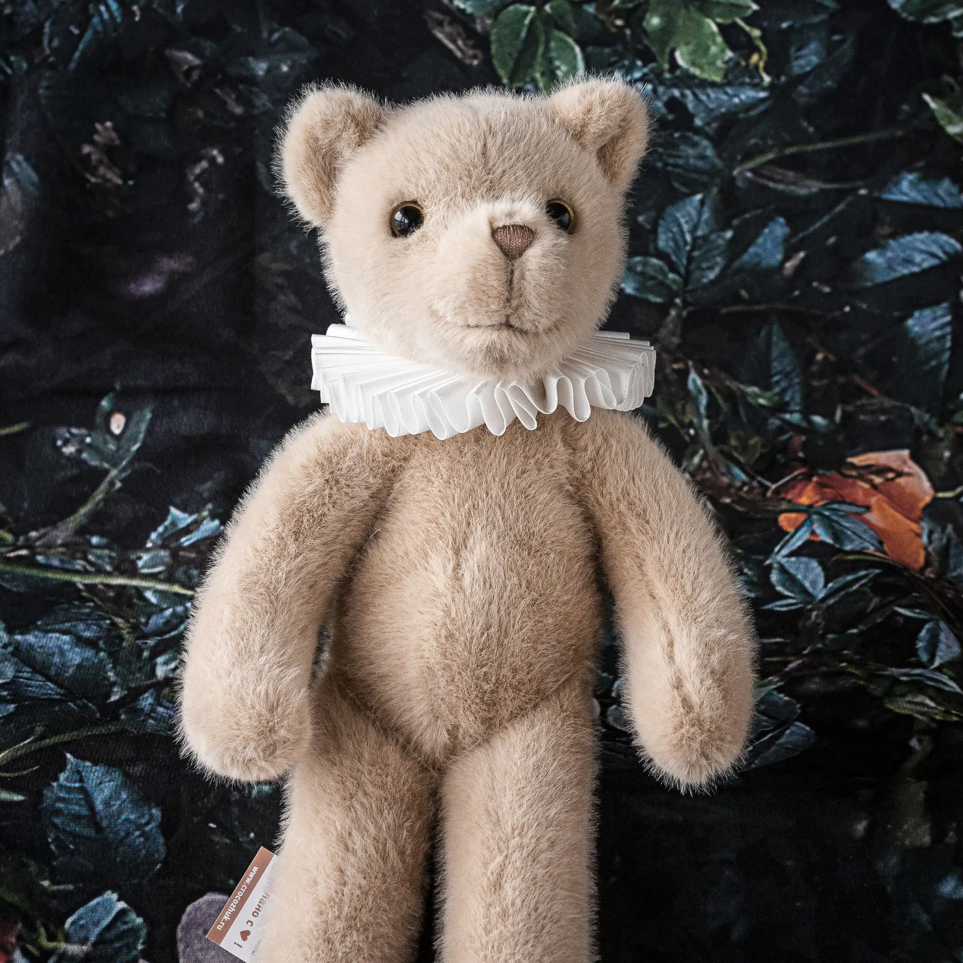35cm Teddy Bear with Scarf Stuffed Animals Cute Cuddle Bunny Dolls Children Birthday Gift Pillow Home Living Room Decoration