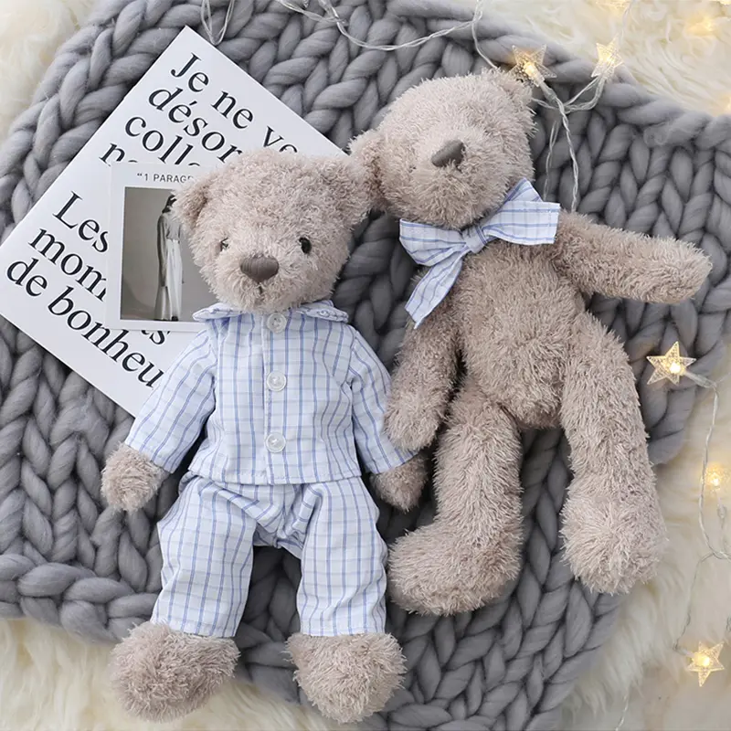 12" Teddy Bear Plush Toy Brown,Baby 1st Gift Soft Stuffed Animal Toys