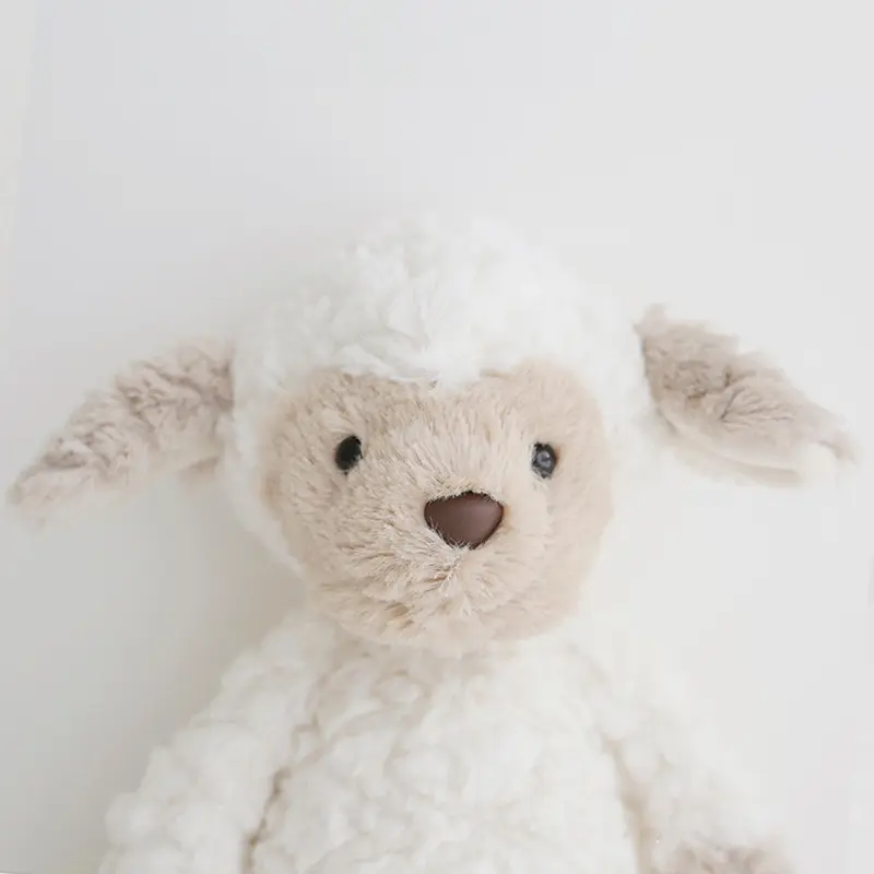 35cm Cute Fluffy Sheep Plush Toys Kids Doll Children Gifts Cartoon Furry White Lamb Plush Toy Soft Kawaii Hug Plushies