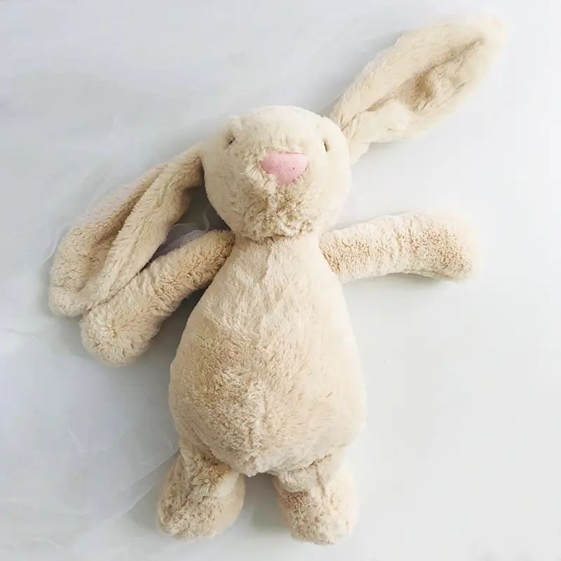 40CM Soft Stuffed Animals Kids Long Ear Bunny Rabbit Sleeping Dolls Cute Cartoon Plush Toys Children Birthday Gifts