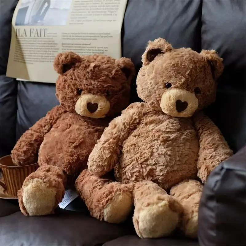 40cm Cute Fluffy Teddy Bear Plush Toy Cuddle Bear Dolls Children Birthday Gift Pillow Teddy bear Home Living Room Bedroom Decor