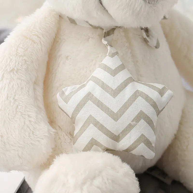 20cm Soft Cream Bears Stuffed High Quality Classic White Teddy Bear Plush Toys Cute Baby Appease Dolls Lovely Gift for Children