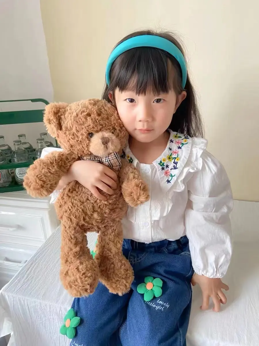 40CM Cute Bow Tie Bear Doll Plush Toy Hug Bears Dolls Children Birthday Gift Pillow Teddy Bear Stuffed Animal