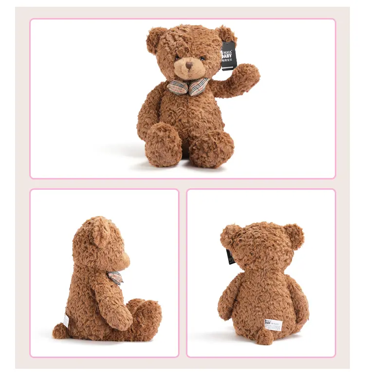 40CM Cute Bow Tie Bear Doll Plush Toy Hug Bears Dolls Children Birthday Gift Pillow Teddy Bear Stuffed Animal