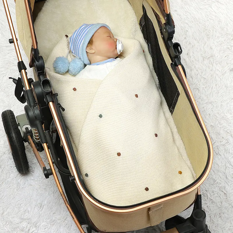 Multi-use Baby Summer Blankets Cotton Girl Boy Stroller Birth Newborn Knitted Super Soft Swaddle Infant Wrap Children's Quilt