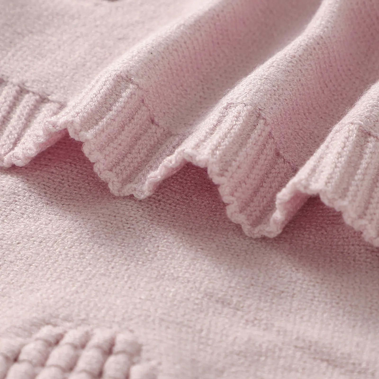 Sweet Heart Knitted Baby Blankets Multi-use Newborn Boy Girl Solid Stroller Nursery Soft Cotton Swaddle Wrap Plaid 100*80cm