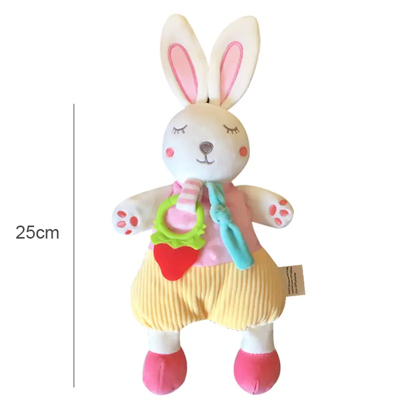 Infant Baby Cute Bunny Elephant Lion Playmate Plush Doll Toys Kids Cartoon Animals Hand Finger Puppets Toy Newborn Blankie