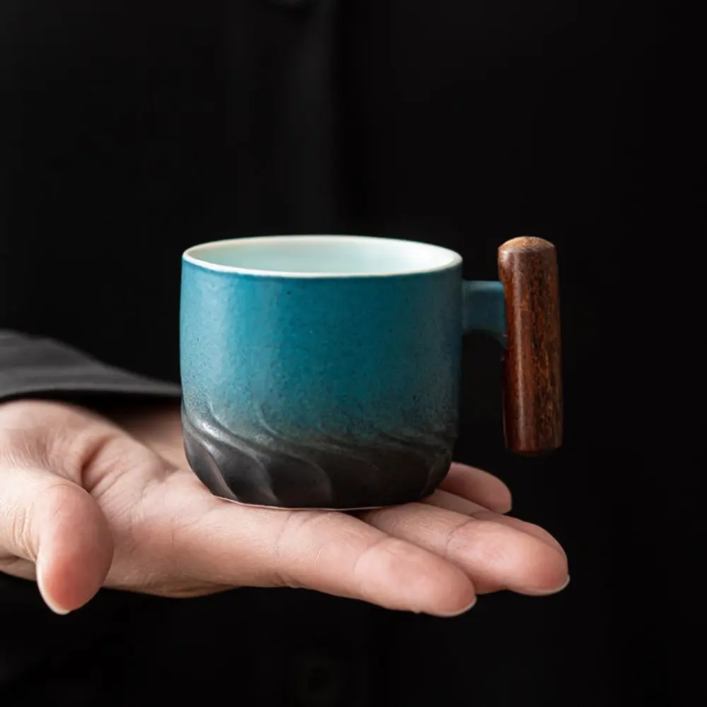 Ceramic Retro Coffee Cup Office Water Cup Filter Tea Mug Ceramic Coffee Mug Handmade Tea Coffee Cup Birthday Gift