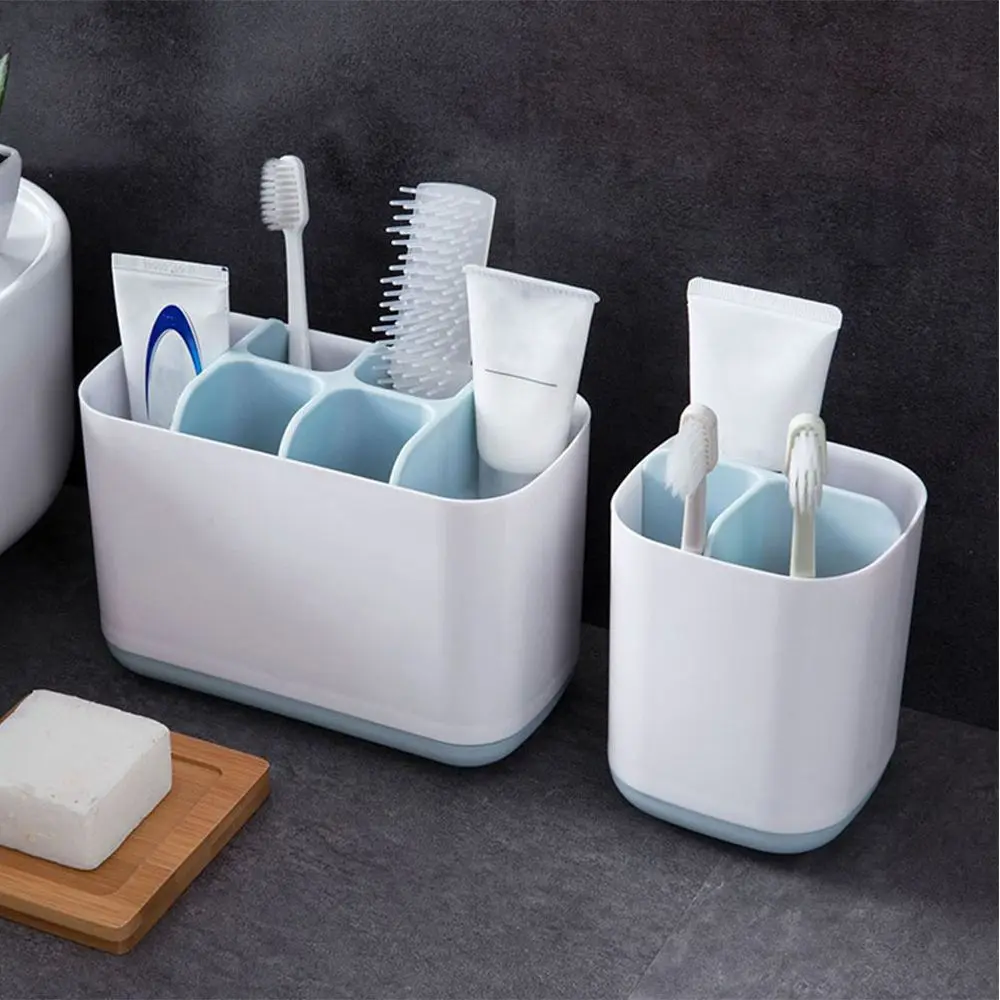 Toothbrush Holder Storage Rack Shaving Makeup Brush Electric Teeth Brush Toothpaste Organizer Holder Case Bathroom Accessories