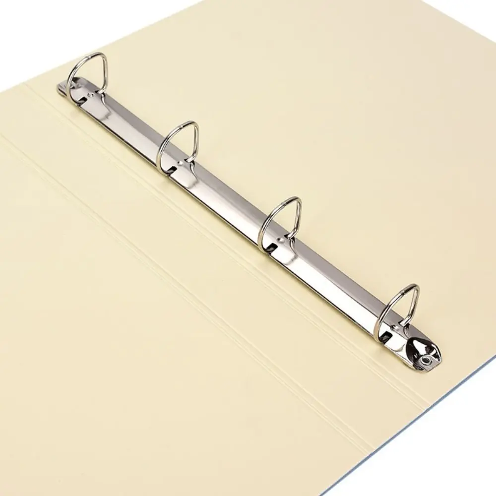 New PP A4 File Folders 4 Hole Waterproof Display Book D-Shaped Binder Ring Binder Folder School Supplies