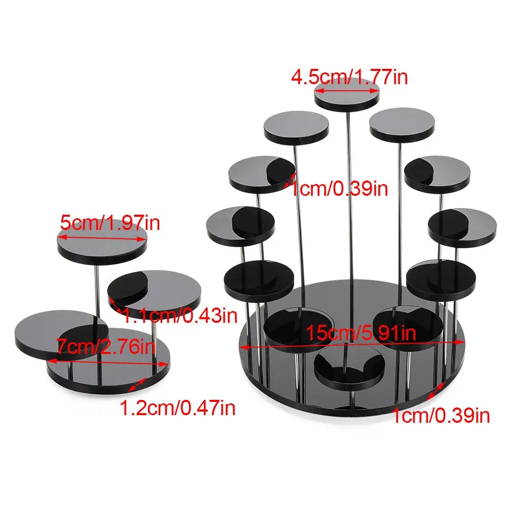 Acrylic Display Stand Cupcake Stand Showcase Jewelry Organizer Cake Dessert Storage Rack Holder Party Decor Cake Tools