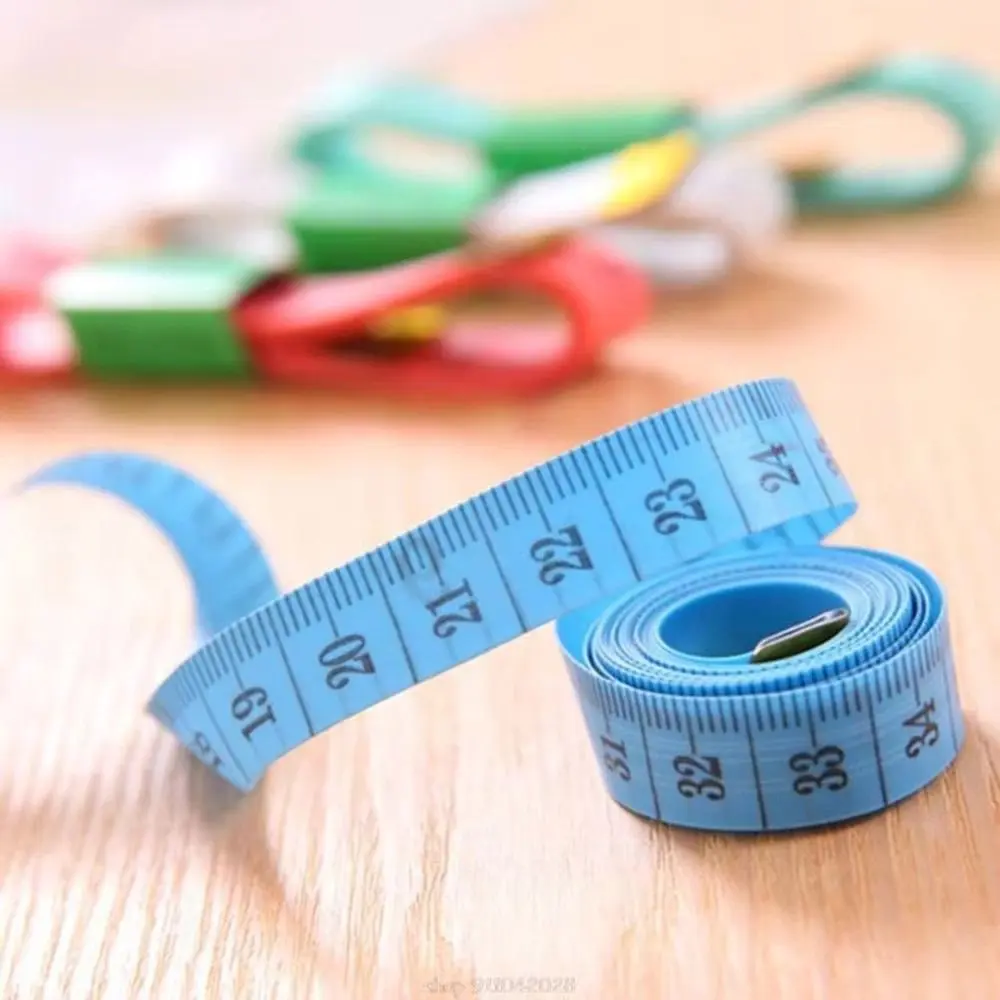 60In Soft Tape Measures Portable Double Scale Body Measuring Ruler Bust Waist Mini Measuring Clothes Tailor Ruler