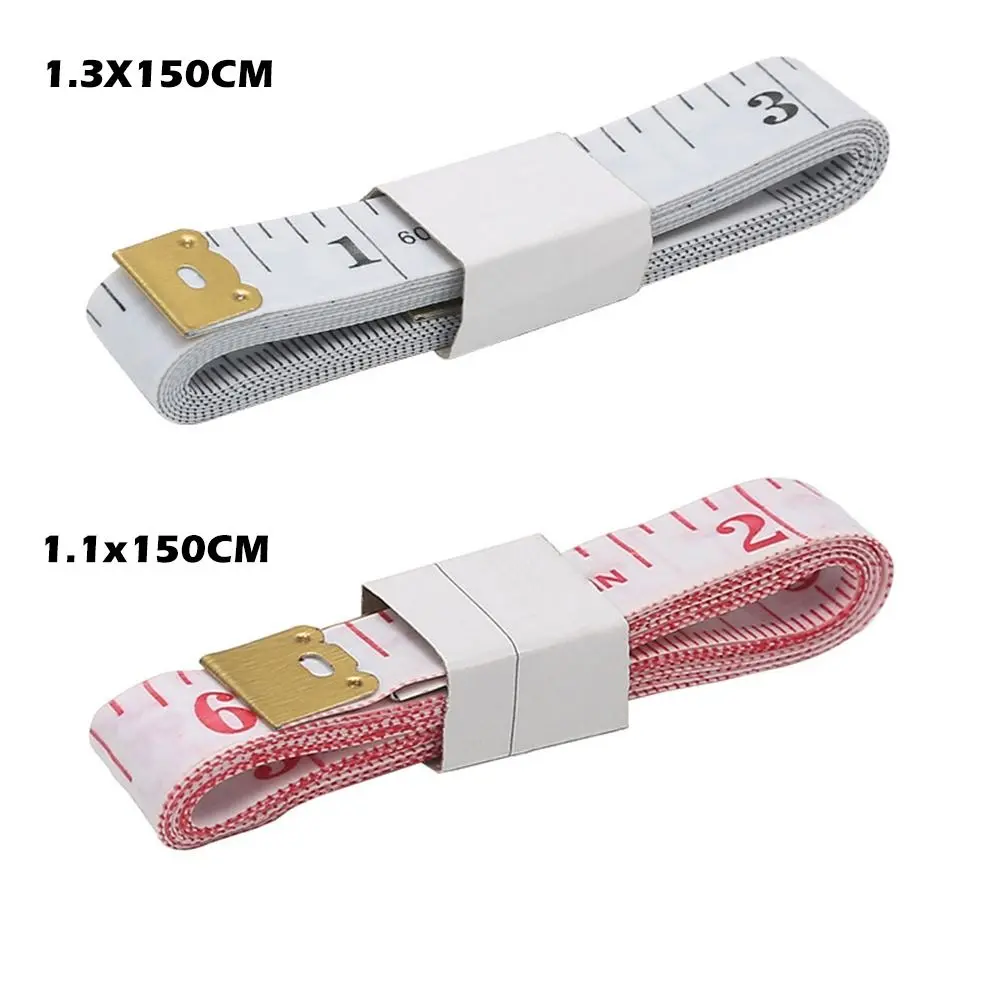 60In Soft Tape Measures Portable Double Scale Body Measuring Ruler Bust Waist Mini Measuring Clothes Tailor Ruler