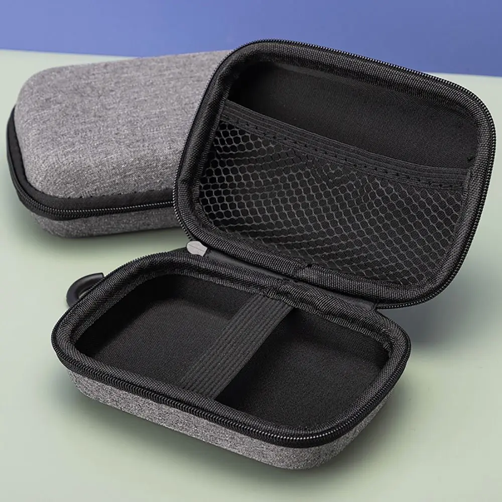 1Pcs Mini EVA Storage Bag Pouch Zipper Earphone Case For Airpod Earphone/Phone/Charging Cable Digital Accessories