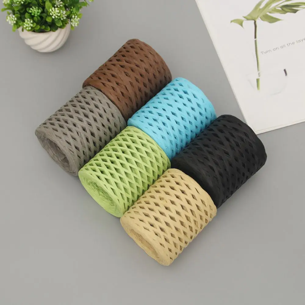 200m Used For Weaving Hats Lafite Packaging Tape Decorative Rope Manual Braided Rope