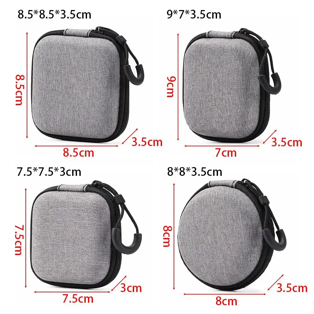 1Pcs Mini EVA Storage Bag Pouch Zipper Earphone Case For Airpod Earphone/Phone/Charging Cable Digital Accessories